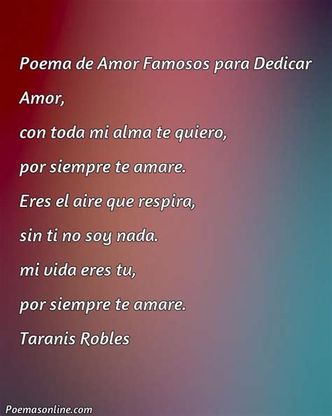 Cinco Poemas De Amor Famosos Para Dedicar Poemas Online