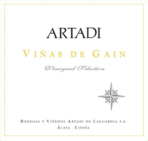 Artadi Vinas De Gain Blanco 2017 Wine