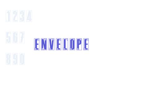 Envelope - Font Free Download