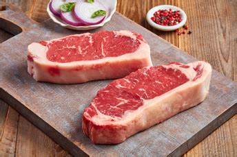 Strip Steak Raw Tyson Fresh Meats