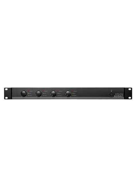 Audac Epa Quad Channel Class D Amplifier X W Crossover