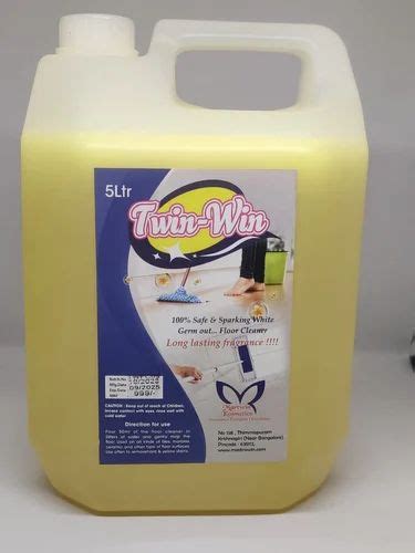 5Ltr Twin Win Lemon Liquid Floor Cleaner Lime At Rs 185 Can In Chennai