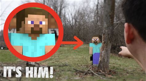 I Found Minecraft Steve In Real Life Youtube