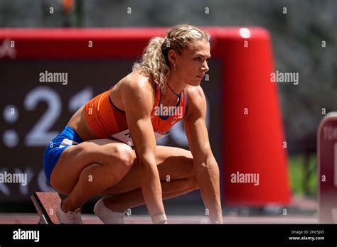 Lieke Klaver participating in the semi-final of the 400 meters of the ...