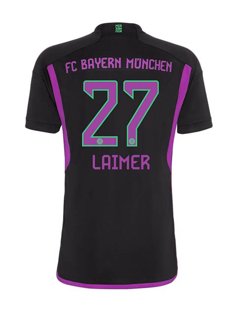 Men Away Jersey Black Official Fc Bayern Munich Store