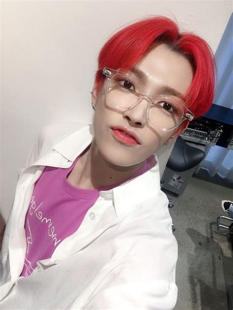 Ateez 에이티즈 On Twitter Kim Hongjoong Kim Red Hair