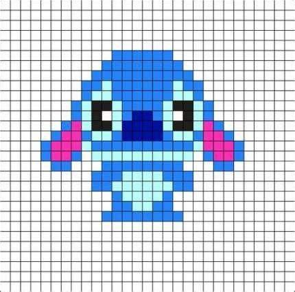 Pixel Art Disney Stitch Id Es Et Designs Pour Vous Inspirer En