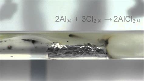 Reaction Of Chlorine With Aluminium Youtube