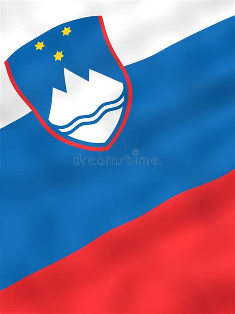 Vlag Van Slovenië Stock Illustratie Illustration Of Mensen 1097204