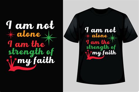 I Am Not Alone T Shirt Template Graphic By Shsahmed94 · Creative Fabrica