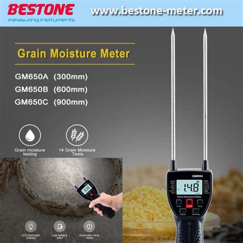 Gm Series Lcd Display Digital Grain Moisture Meter Moisture Tester