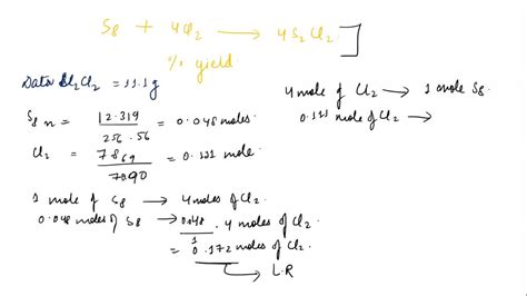 Solved Disulfide Dichloride S Cl Is Used In The Preparation Of