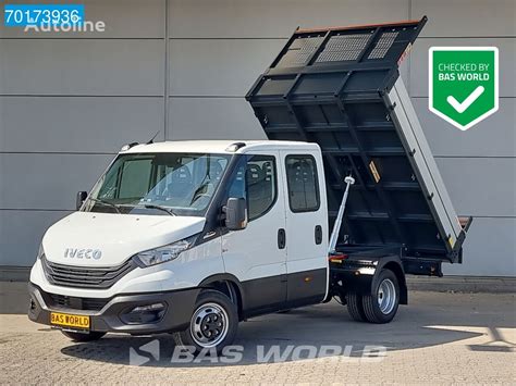 IVECO Daily 35C21 210PK Automaat Kipper 3500kg Trekgewicht Dubbel Cabi