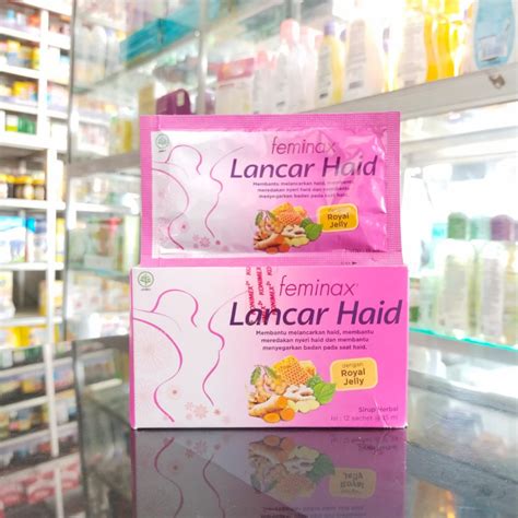 Jual FEMINAX CAIR LANCAR HAID 1 SACH 15ML Obat Pereda Nyeri Haid