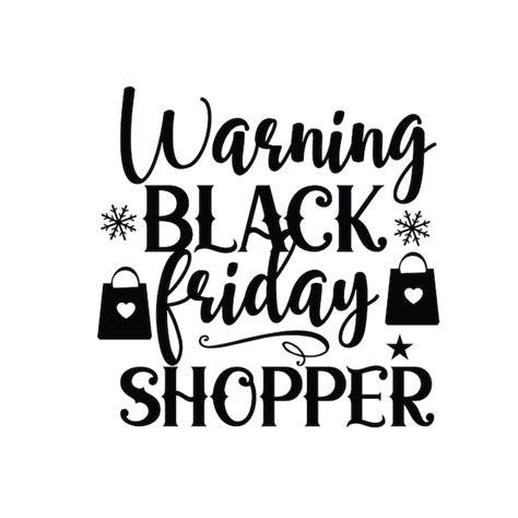 Premium Vector Black Friday Typography Vector Design