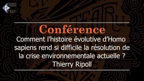 Comment Lhistoire Volutive Dhomosapiens Rend Difficile La R Solut