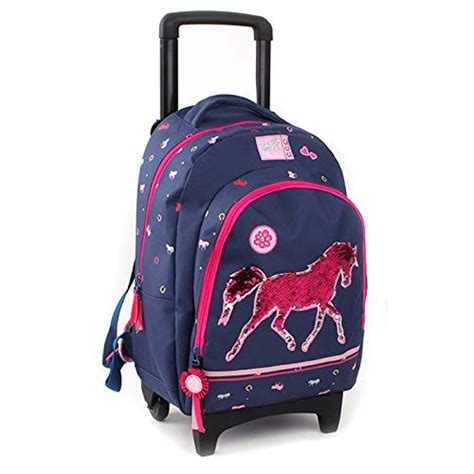 Sac Dos Roulettes Cheval Milky Kiss Cm Haut De Gamme Trolley