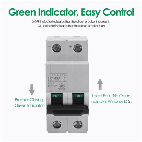 Snapklik 2P 250V Low Voltage DC Miniature Circuit Breaker For