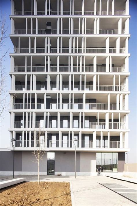 Cascina Merlata Social Housing B22 Social Housing Facade Design