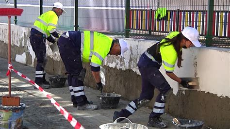 Formando albañiles y pintores en el Valle del Alagón Canal Extremadura