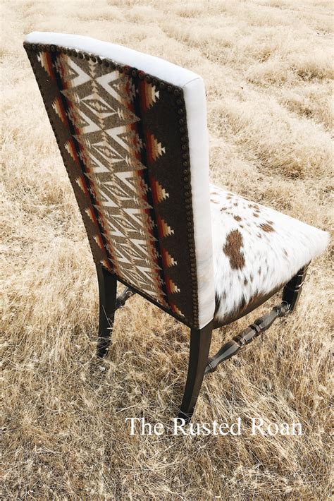 Pendleton Chair Cowhide Chair Upholstered Chair Pendleton Upholstery