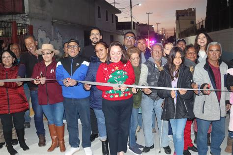 Tizayuca inauguran obras de pavimentación en fraccionamiento