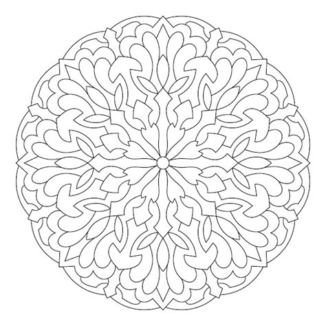 Mandala Antystresowa Kolorowanka Dla Doros Ych Ilustracja Wektorowa