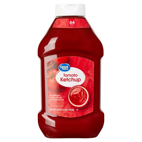 Great Value Tomato Ketchup 64 Oz Walmart