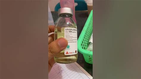 Bentuk Sediaan Infus Levofloxacin Hemyhidrate Levofloxacin