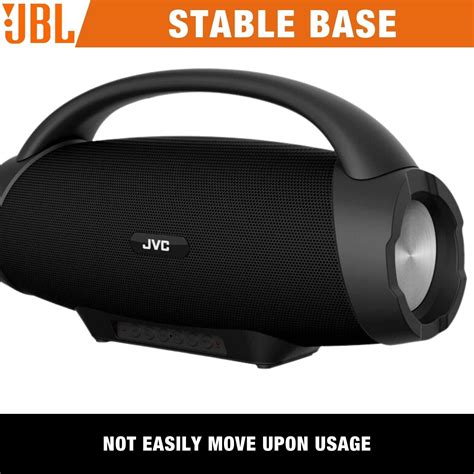 Jvc Portable Bluetooth Speaker Boombox Usb Aux Fm Radio Rechargeable Black Ebay