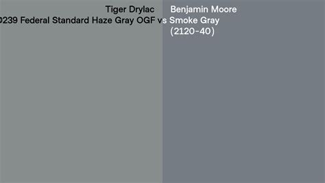 Tiger Drylac Federal Standard Haze Gray Ogf Vs Benjamin Moore