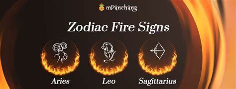 Zodiac fire signs, Fire element zodiac