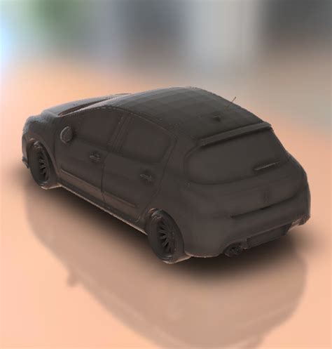 Archivo 3D Peugeot 308 Diseño de impresora 3D para descargarCults