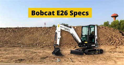 E Bobcat Specs Compact Excavator Features Construction Catalogs