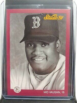 Leaf Studio Mo Vaughn Boston Red Sox Card Rookie Card Ebay