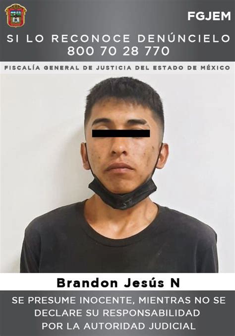 Fgjem Brandon Jes S N Fue Detenido Por El Delito De Robo Con