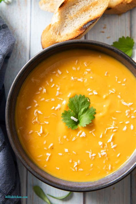 Sweet Potato Coconut Soup Billi S Kitchen