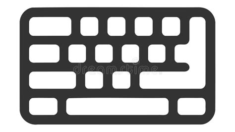 Icono De Vector De Teclado Signo Lineal Del Teclado Ilustraci N