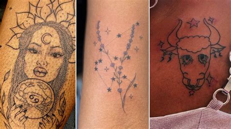 Creative Astrology Tattoo Ideas For Every Zodiac Sign See Photos