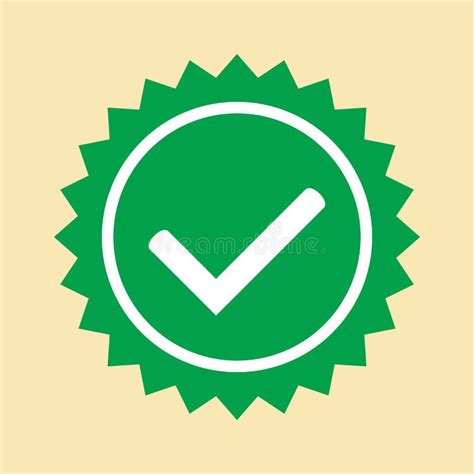 Approved Icon Profile Verification Accept Badge Quality Icon Check