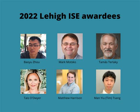 Lehigh Ise Awardees Engineering And Ise P C Rossin College Of