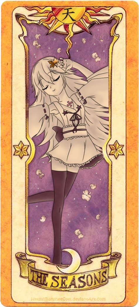 4 Estaciones The Seasons Clow Card By Tsubaki Kanon On Deviantart