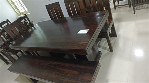 Square Wooden Dining Table Set With Chair Seater At Rs Unit In