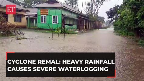 Cyclone Remal Heavy Rainfall Causes Severe Waterlogging After Cyclonic Storm Makes Landfall