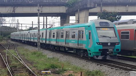 Trem novo da ViaMobilidade faz testes em toda extensão das linhas