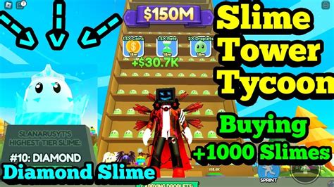 Buying 1000 Slimes In Slime Tower Tycoon YouTube