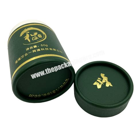 Food Grade Loose Leaf Tea Tube Packaging With Aluminum Foil Paper Christmas Cardboard T Boxes