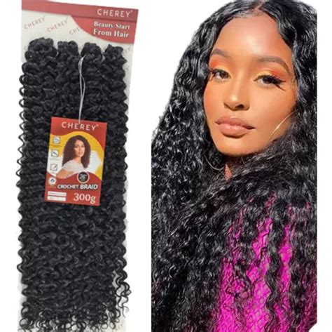 Cabelo Cacheado Org Nico Crochet Braid Longo Percific Curl Mercadolivre