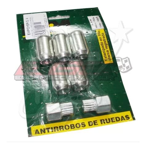 Tuercas Bulones Antirrobo Ford Ecosport C Rueda De Auxilio