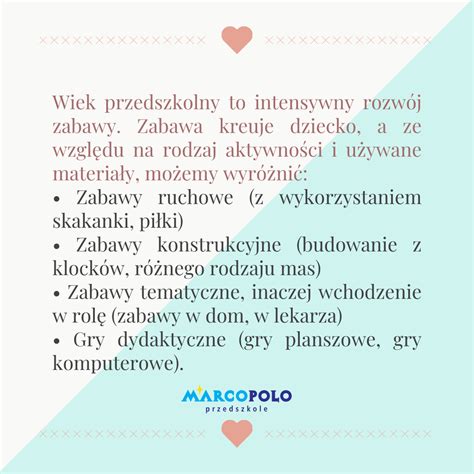 Przedszkole Marcopolo Wroc Aw Formy Aktywno Ci Dzieci W Wieku